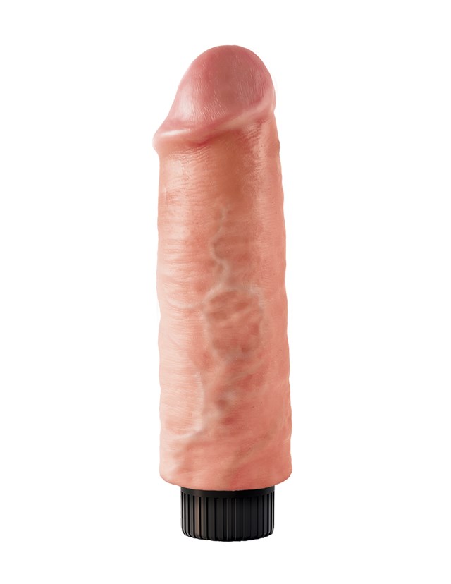 Vibrerende Dildo 20 cm - Lys Hudfarve