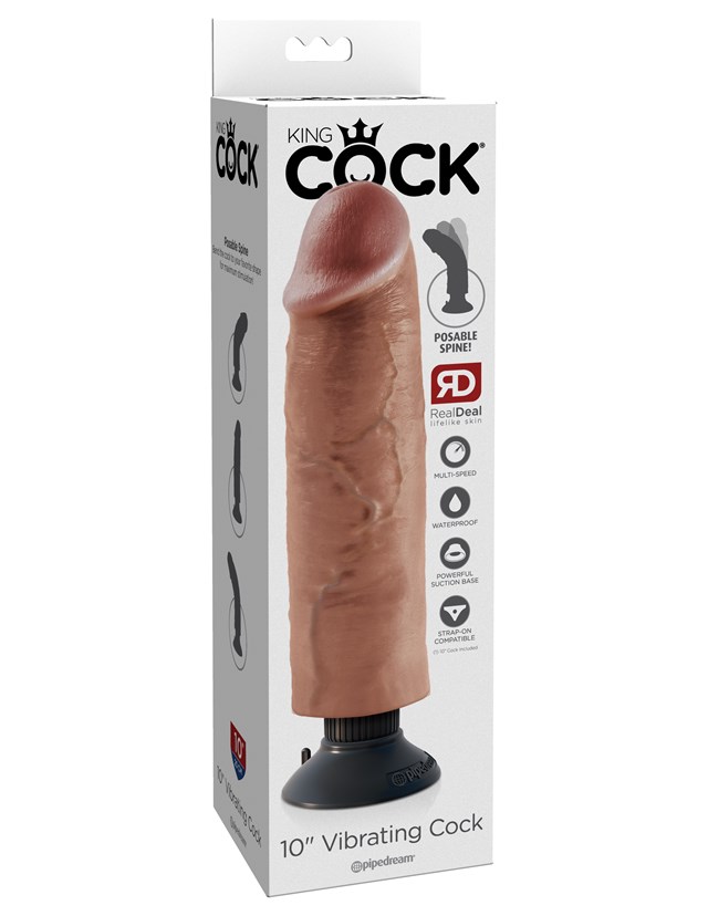 Vibrerende Dildo 25 cm - Solbrun