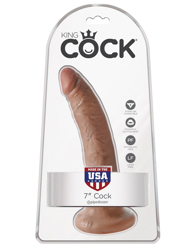 King Cock 18cm - Tan