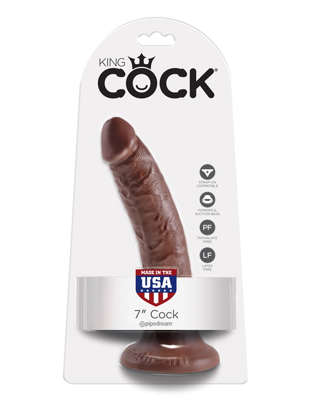 King Cock 18cm - Brown