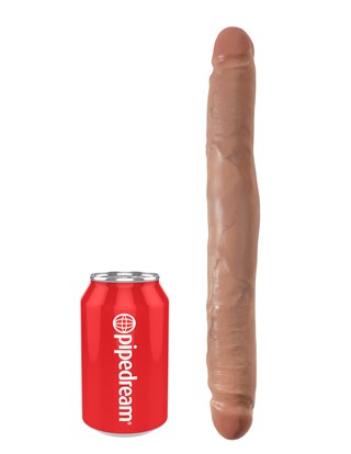 Slim Double Dildo 30 Cm - Tan