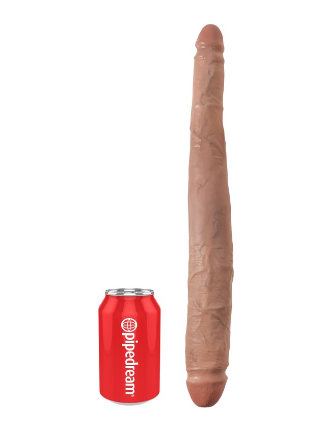 Tapered Double Dildo 40.5cm - Tan