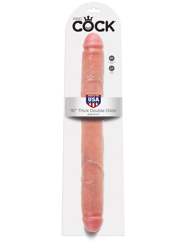 Thick Double Dildo 40cm - Flesh