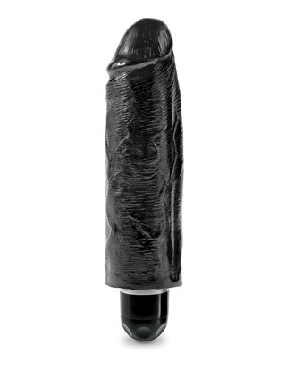 Stiffy Vibrerende Dildo 18.5 Cm - Sort