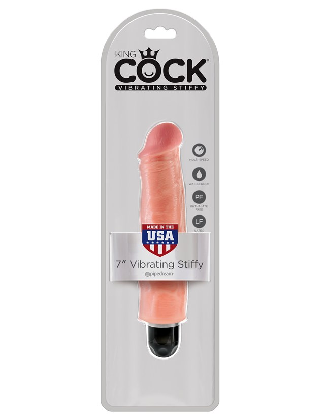 King Cock 7" Stiffy - Naturlig