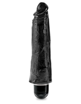 Stiffy Vibrerende Dildo 21 Cm - Sort