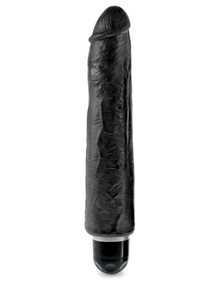 Stiffy Vibrerende Dildo 25 Cm - Sort