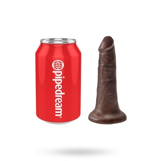 King Cock Dildo 14.5 Cm - Brun