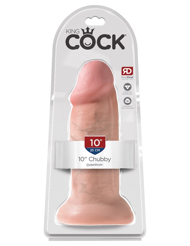Chubby Dildo 25 cm - Lys Hudfarve