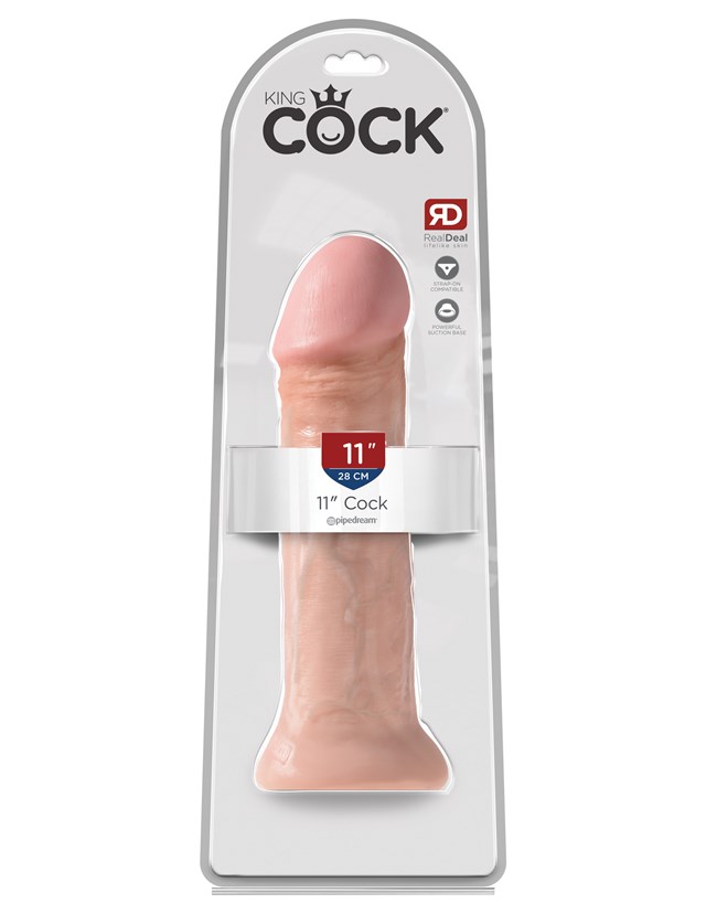Dildo 28 cm - Lys Hudfarve