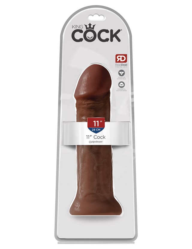 Dildo 28 cm - Brun