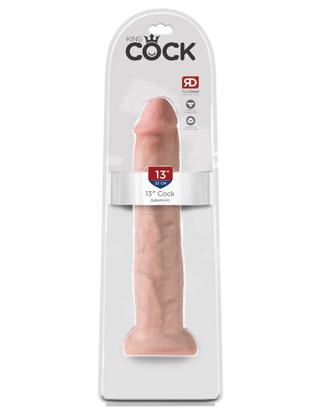 Dildo 33 cm - Lys Hudfarve