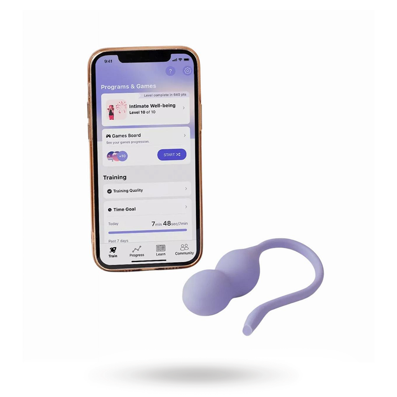 Perifit Care+ Dynamic Kegel Exerciser - Lilac