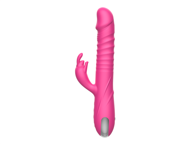 Pink Vibrating & Deep Thrusting Rabbit Vibrator