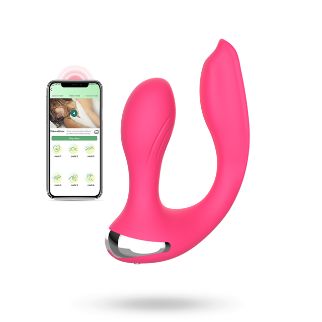 Pink Wearable Vibrator with app