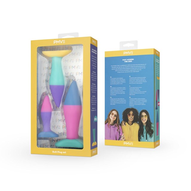 Koda Butt Plug Set - Multi Coloured