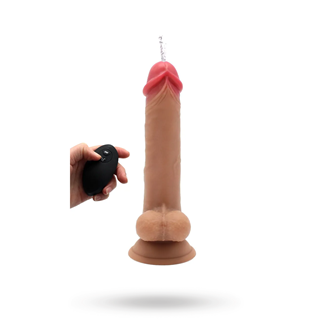 Power Squirt Vibration Dildo With Remote 23 Cm