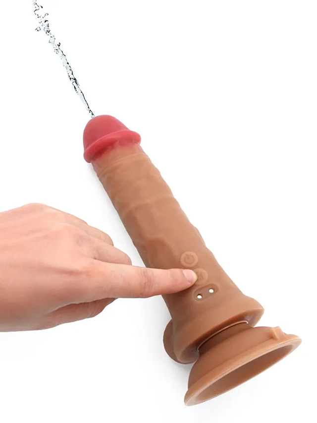 Power Squirt Vibration Dildo With Remote 23 cm