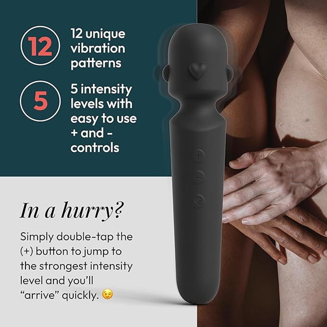 Powerful Massager Wand Black