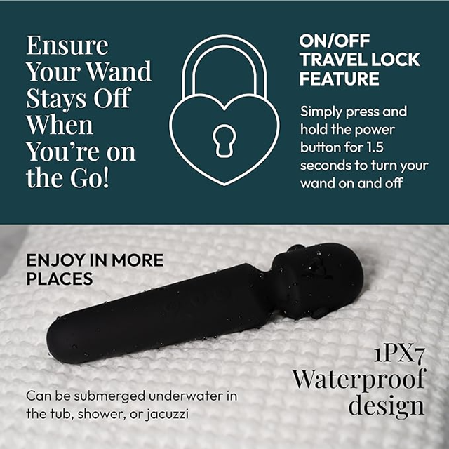 Powerful Massager Wand Black