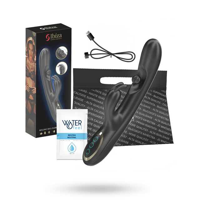 Powerful Rabbit Vibrator With Rolling Pearl