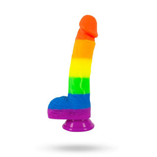 Pride! Rainbow Dildo 21 Cm