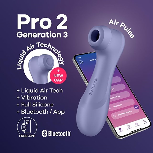 PRO 2 GENERATION 3 WITH LIQUID AIR AND BLUETOOTH APP - LILLA