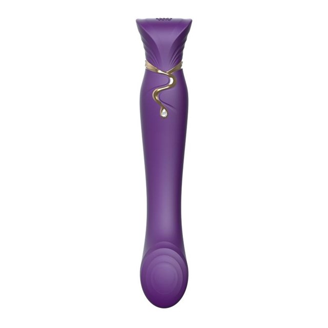 Queen G-punkts Vibrator med Pulse Wave og Sugefunktion - Lilla