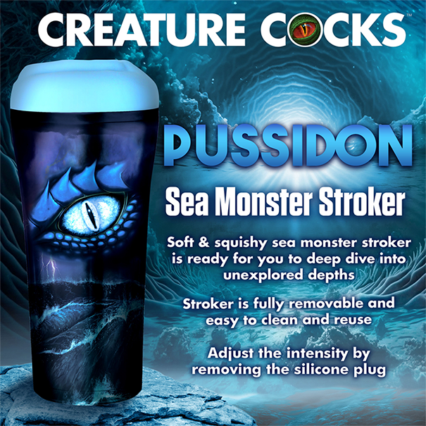 Pussidon Sea Monster Stroker Blue