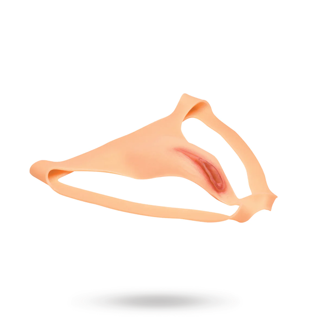 Pussy Strap - Silicone Vagina Jockstrap
