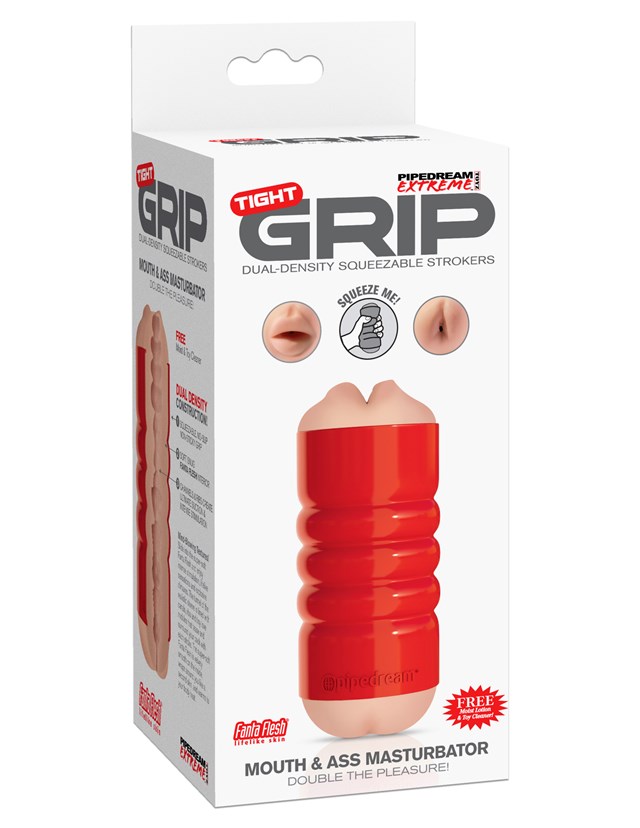 Tight Grip Mouth & Ass Masturbator