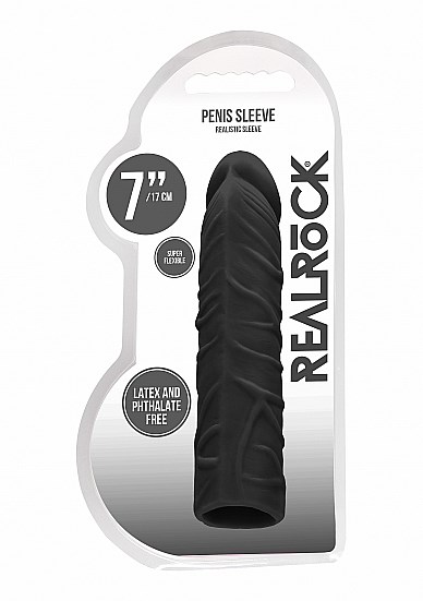 Penis Sleeve 17 cm - Sort