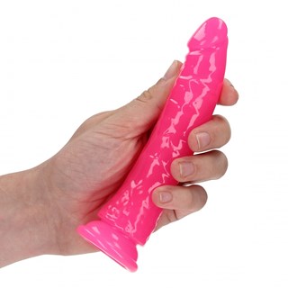 Glow In The Dark - Realistisk Dildo Med Sugekop 15,5 Cm
