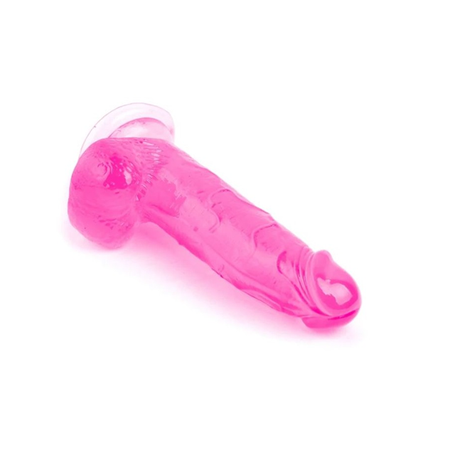 Realistic Penis Crystal Jellies Pink 20 cm