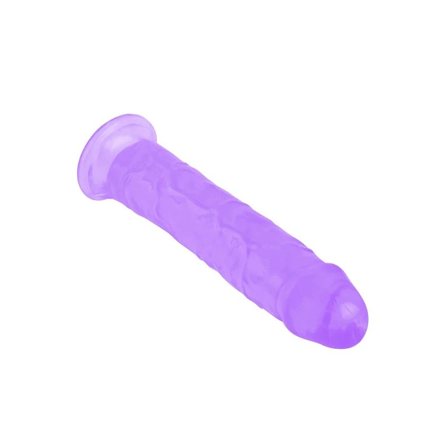 Realistic Penis Crystal Jellies Purple 21,6 cm
