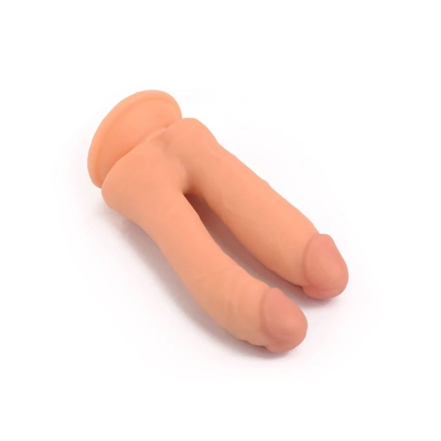 Realistic Penis Double Penetration 18,5 cm