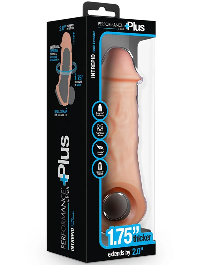 Realistic Penis Extender Sleeve 23,5 cm