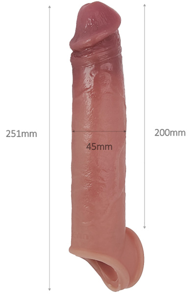 Realistic Penis Sleeve 25 cm