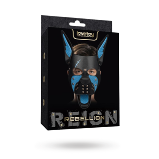Rebellion Reign Scarred Alpha Pup Mask Blue
