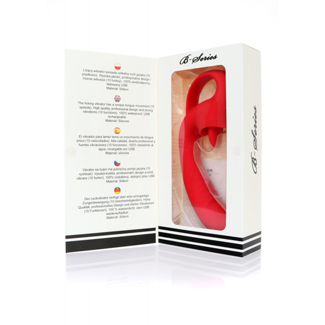 Rechargeable Licking 10-Functions Vibrator