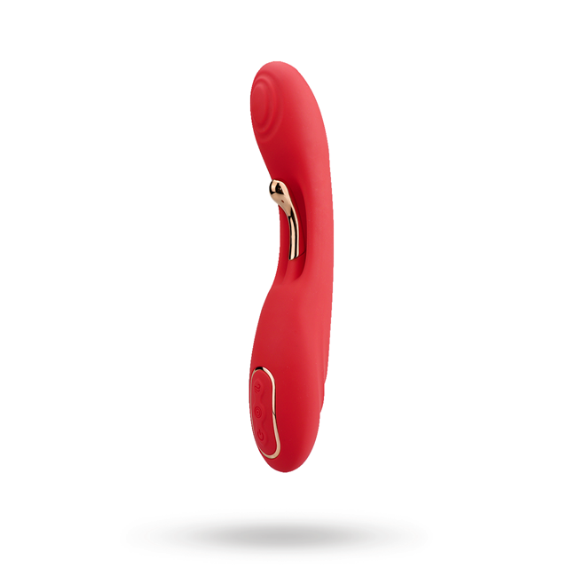 Luxury Red & Gold Flapping Vibrator