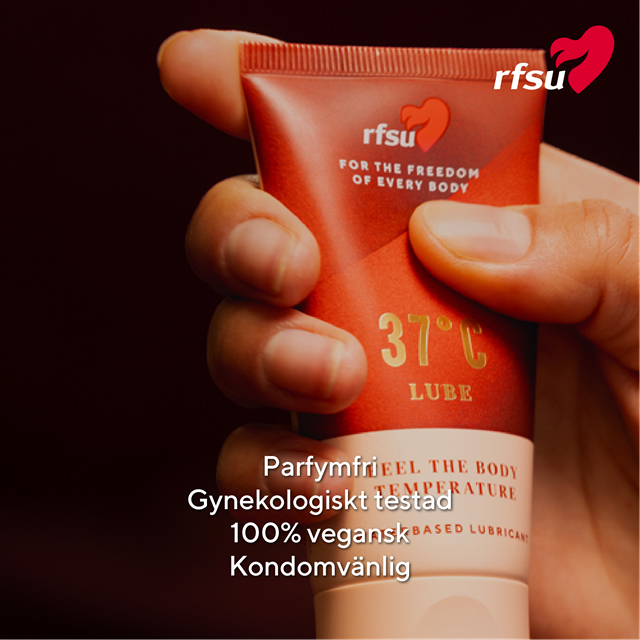 RFSU 37°C Lube – vandbaseret glidecreme med naturlig følelse 50 ml