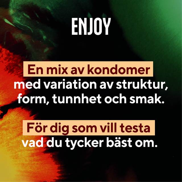RFSU Enjoy – en mix af kondomer