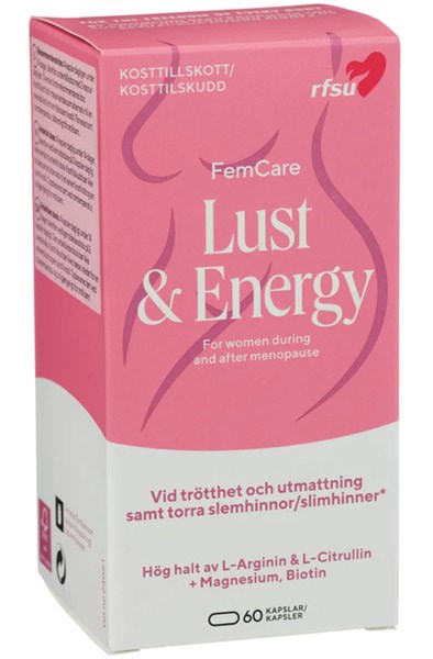 RFSU FemCare Lust & Energy 60 kapsler