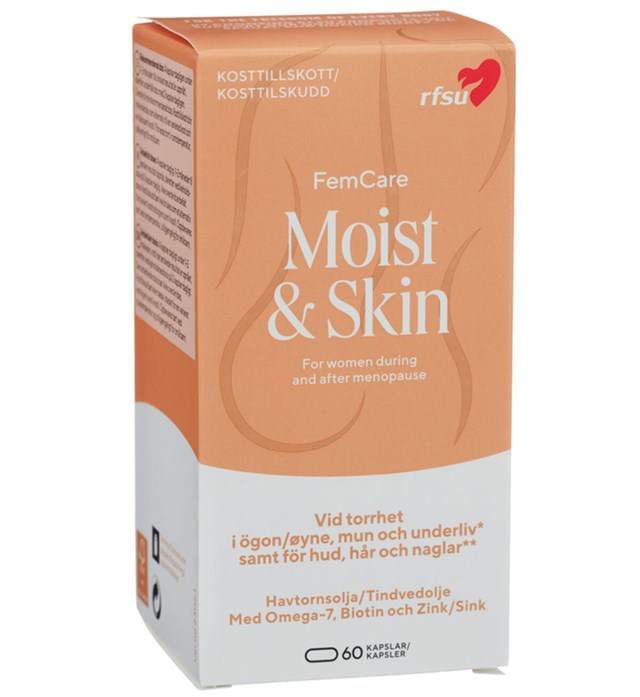 RFSU FemCare Moist & Skin 60 kapsler