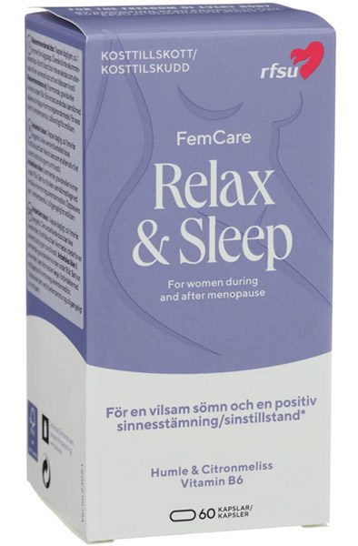 RFSU FemCare Relax & Sleep 60 kapsler