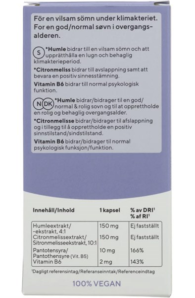 RFSU FemCare Relax & Sleep 60 kapsler