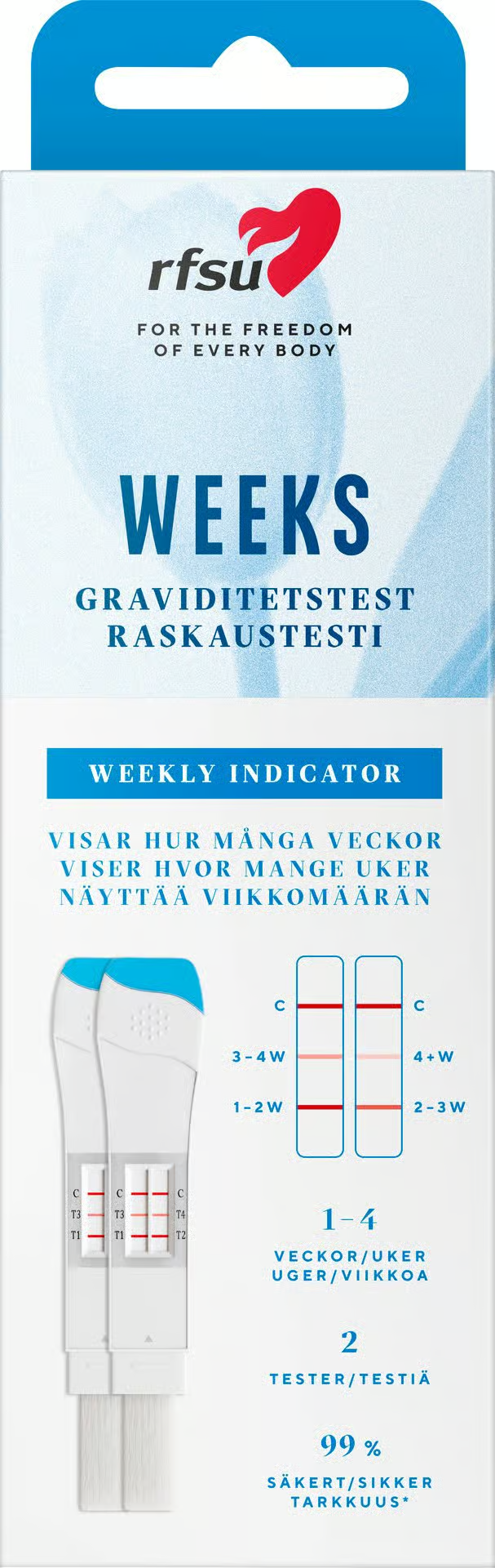 RFSU Graviditetstest Weeks 2 st
