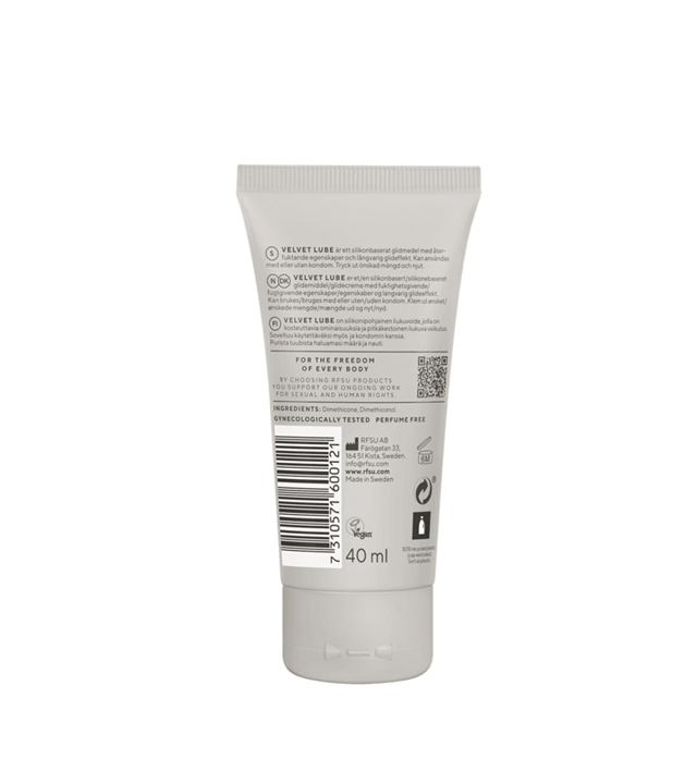 RFSU Velvet Lube – for silkeagtig, langvarig glidefølelse 40 ml
