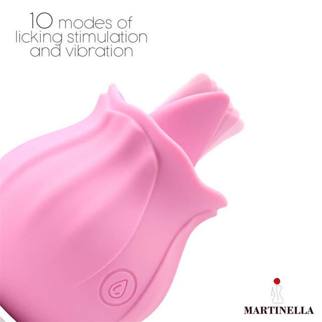 Rose Stimulator With Licking Tongue